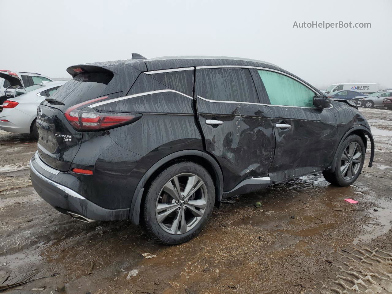 2019 Nissan Murano S Черный vin: 5N1AZ2MS8KN129168