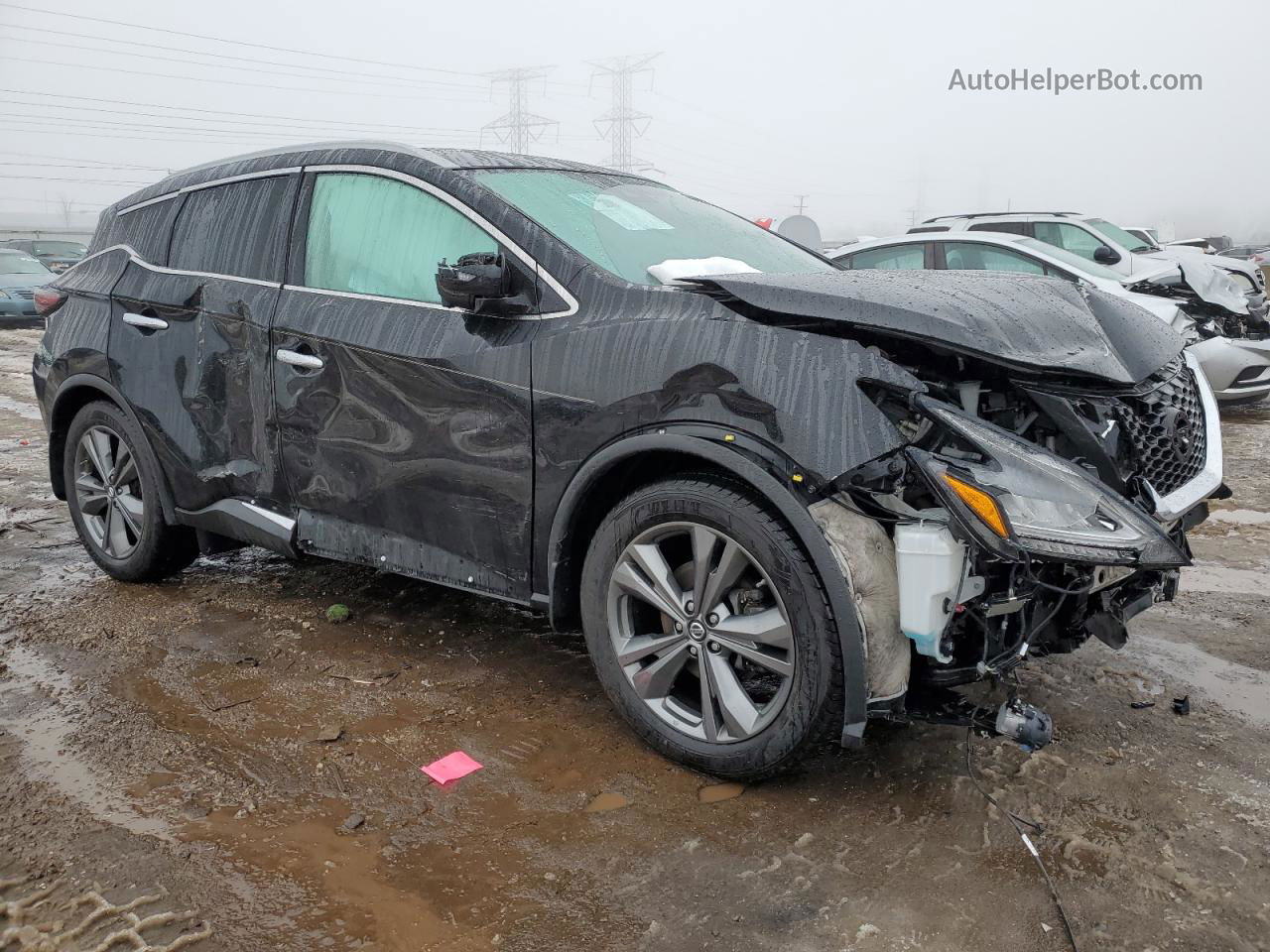 2019 Nissan Murano S Black vin: 5N1AZ2MS8KN129168