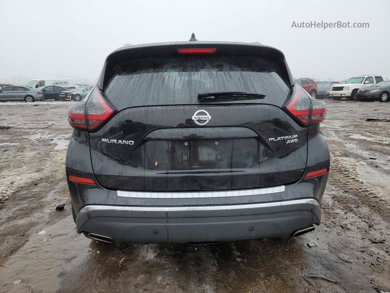 2019 Nissan Murano S Черный vin: 5N1AZ2MS8KN129168