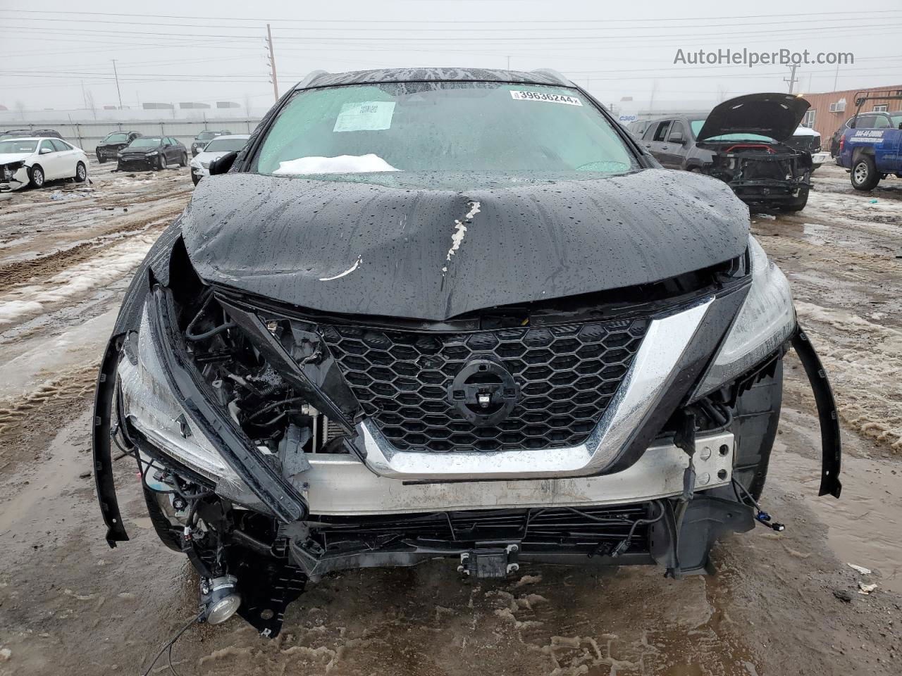 2019 Nissan Murano S Black vin: 5N1AZ2MS8KN129168