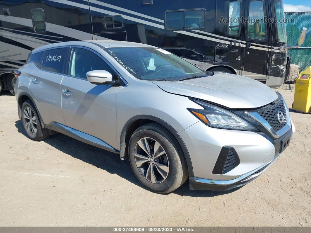 2019 Nissan Murano S Silver vin: 5N1AZ2MS8KN133253