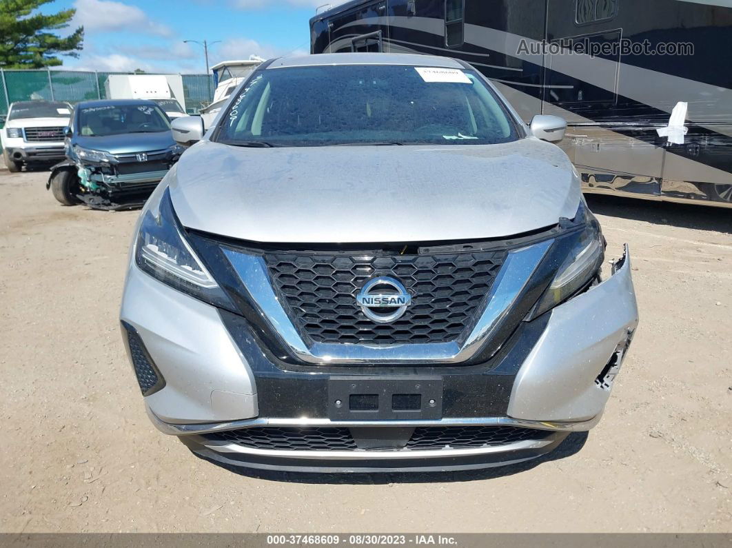 2019 Nissan Murano S Silver vin: 5N1AZ2MS8KN133253