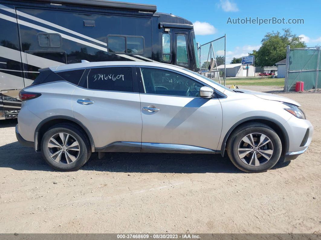 2019 Nissan Murano S Silver vin: 5N1AZ2MS8KN133253