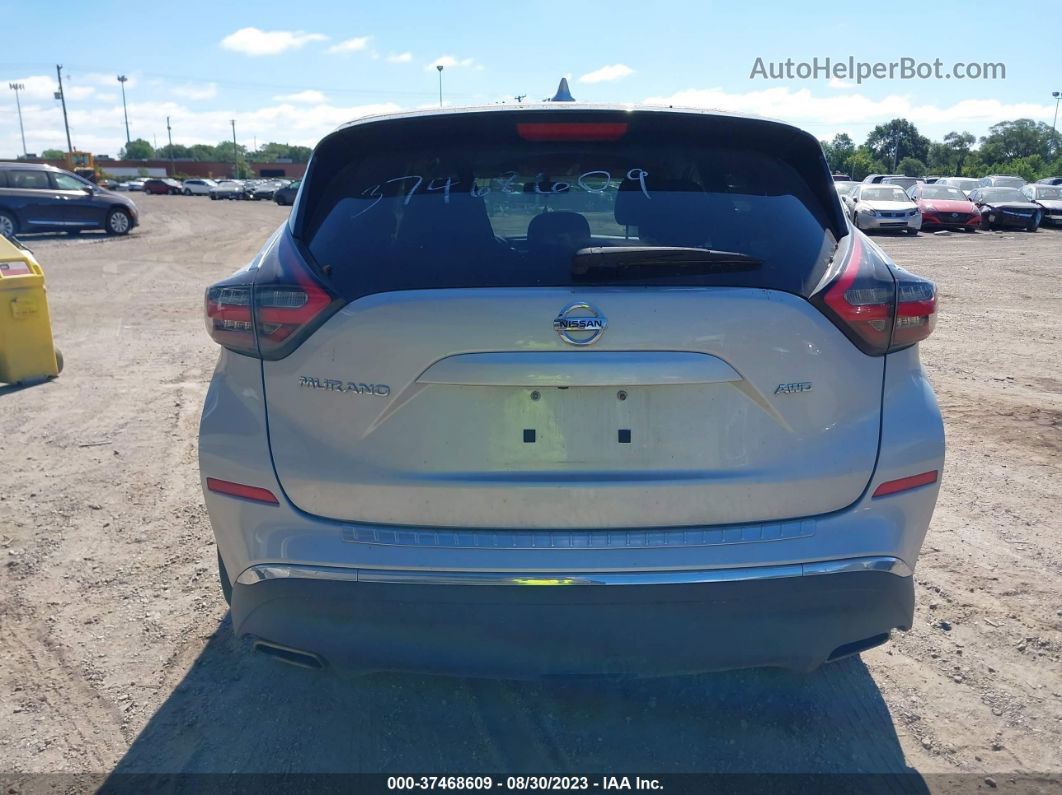 2019 Nissan Murano S Silver vin: 5N1AZ2MS8KN133253