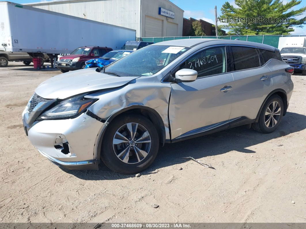 2019 Nissan Murano S Silver vin: 5N1AZ2MS8KN133253