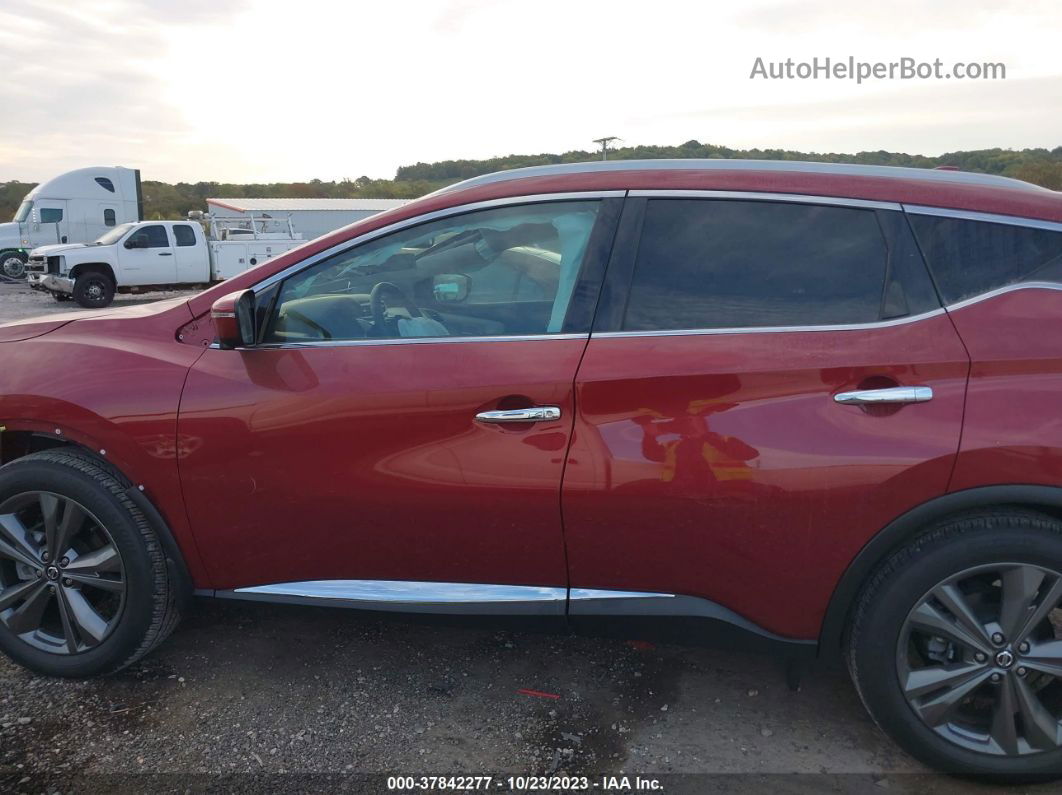 2019 Nissan Murano Platinum Темно-бордовый vin: 5N1AZ2MS8KN139280