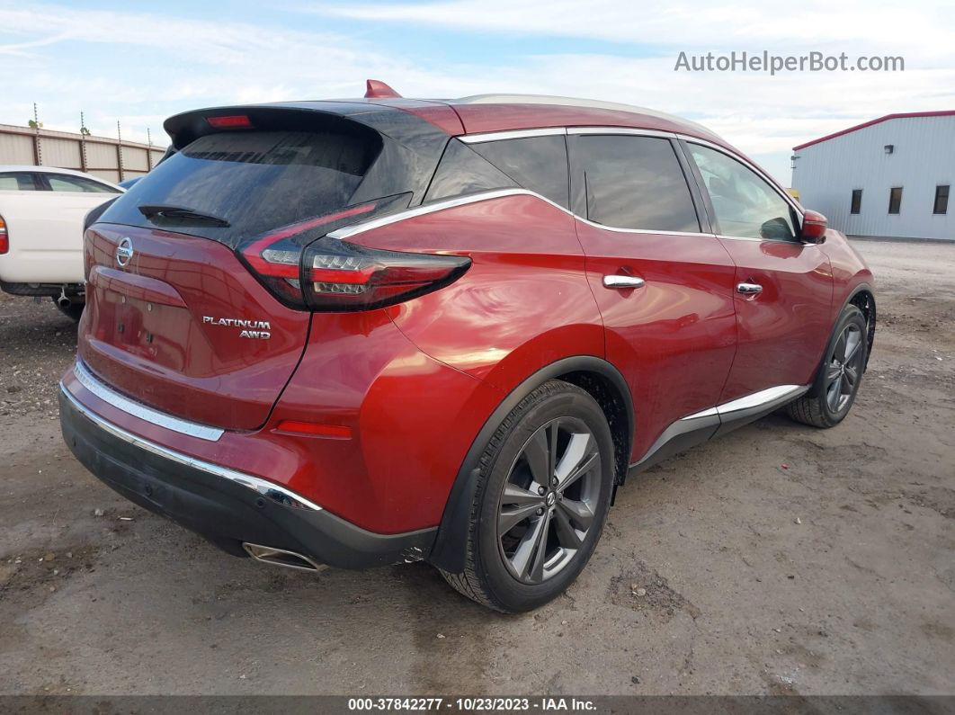 2019 Nissan Murano Platinum Maroon vin: 5N1AZ2MS8KN139280