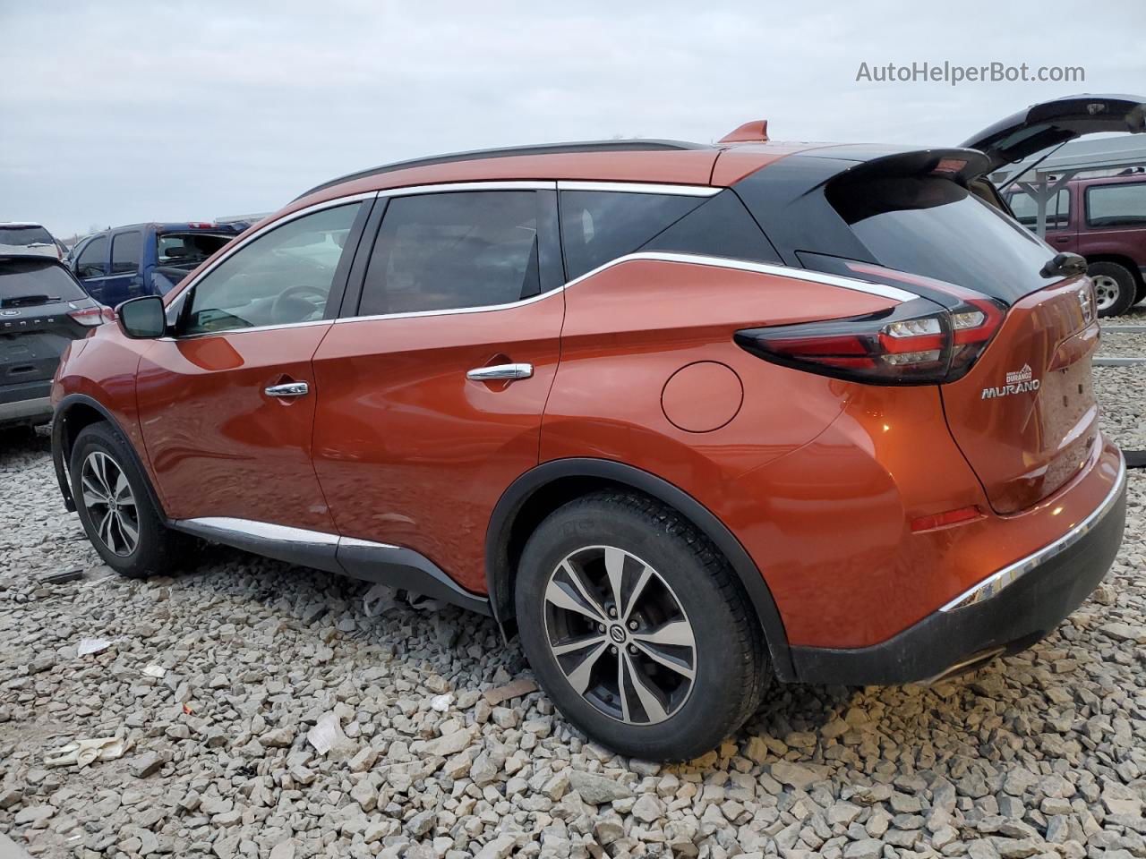 2019 Nissan Murano S Оранжевый vin: 5N1AZ2MS8KN140509