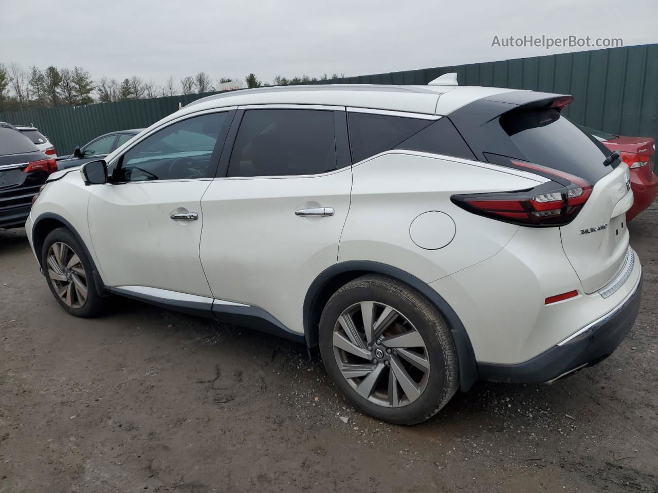 2019 Nissan Murano S White vin: 5N1AZ2MS9KN113352