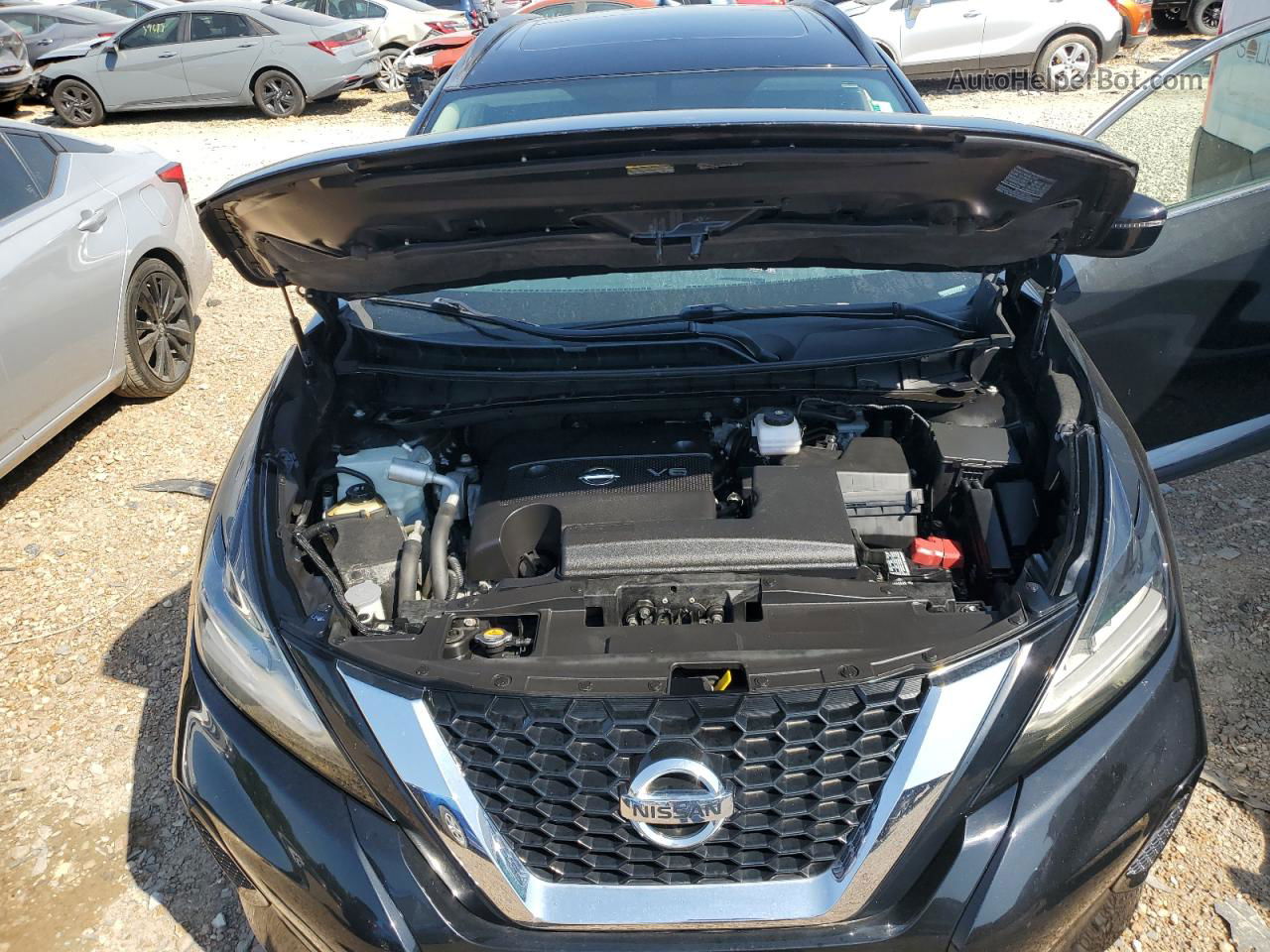 2019 Nissan Murano S Black vin: 5N1AZ2MS9KN123475