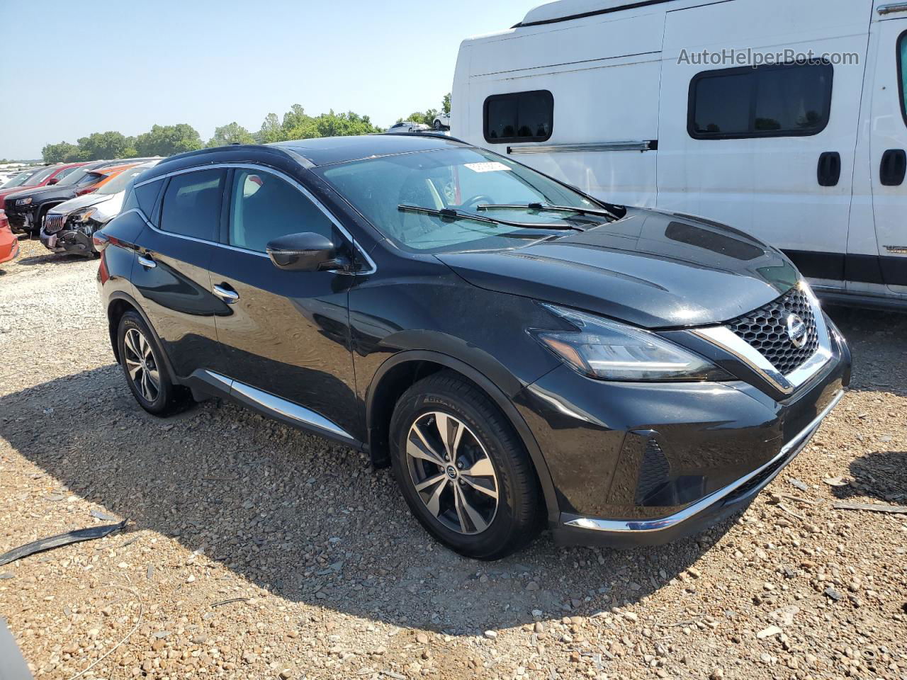 2019 Nissan Murano S Black vin: 5N1AZ2MS9KN123475