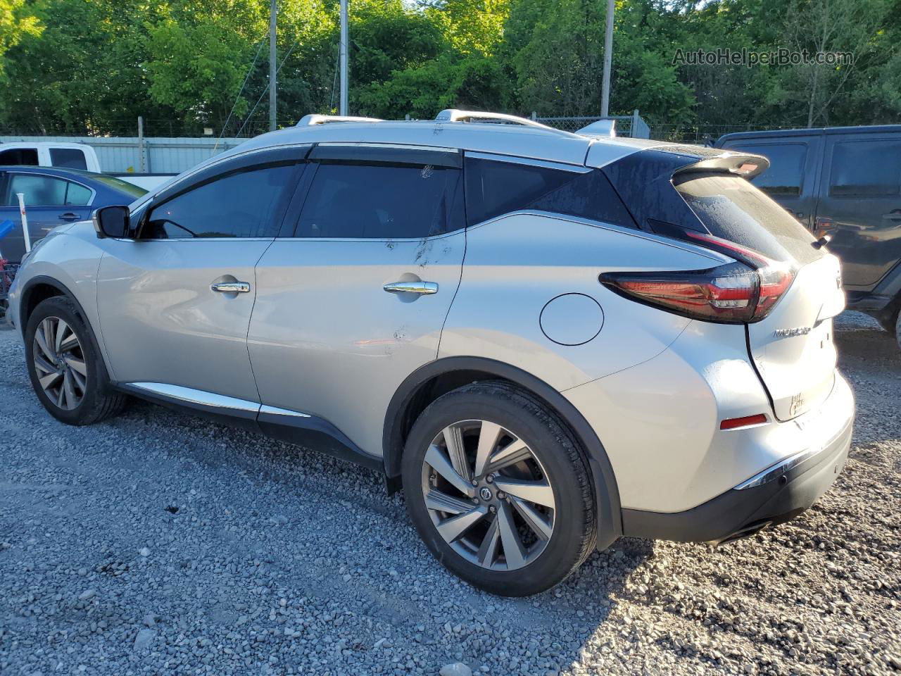 2019 Nissan Murano S Silver vin: 5N1AZ2MS9KN128661