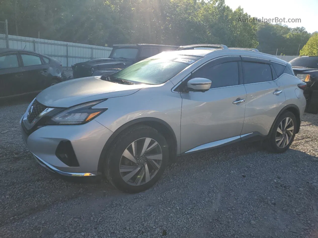 2019 Nissan Murano S Silver vin: 5N1AZ2MS9KN128661