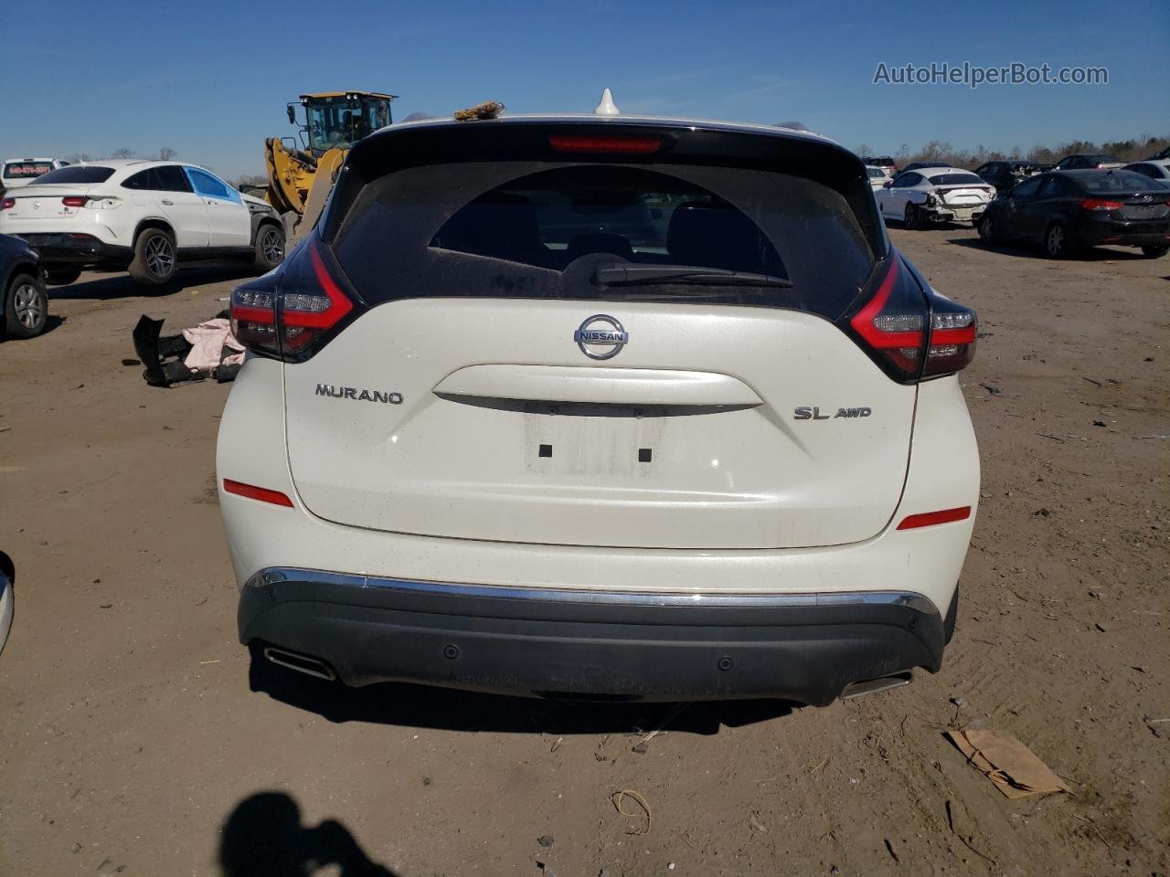 2019 Nissan Murano S White vin: 5N1AZ2MS9KN134931