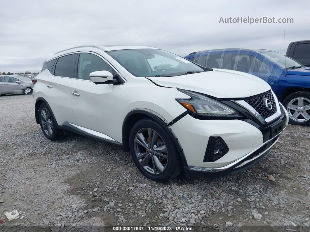 2019 Nissan Murano Platinum White vin: 5N1AZ2MS9KN148506