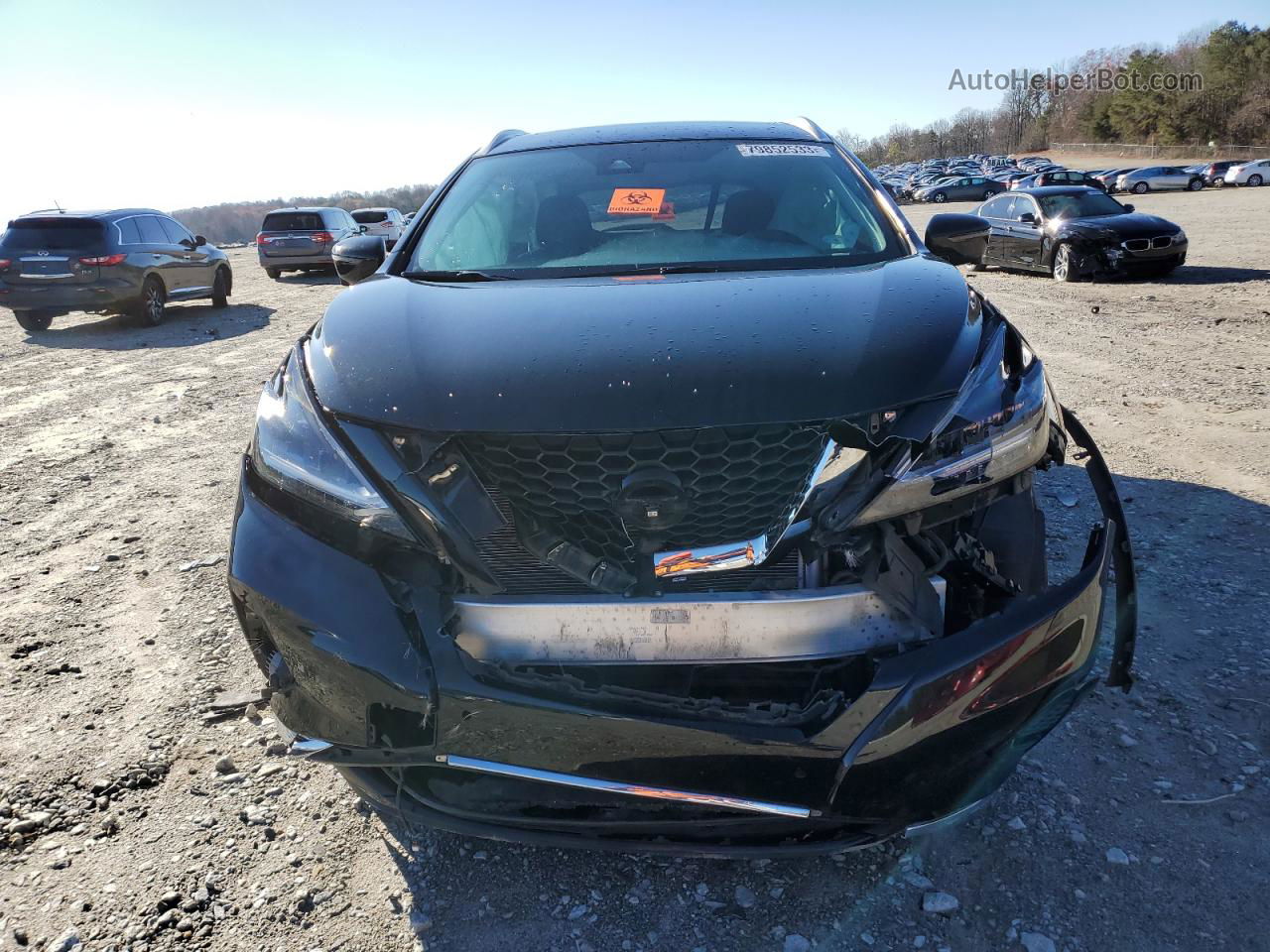 2019 Nissan Murano S Black vin: 5N1AZ2MSXKN131469