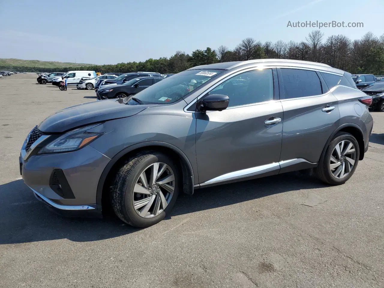 2019 Nissan Murano S Gray vin: 5N1AZ2MSXKN132492