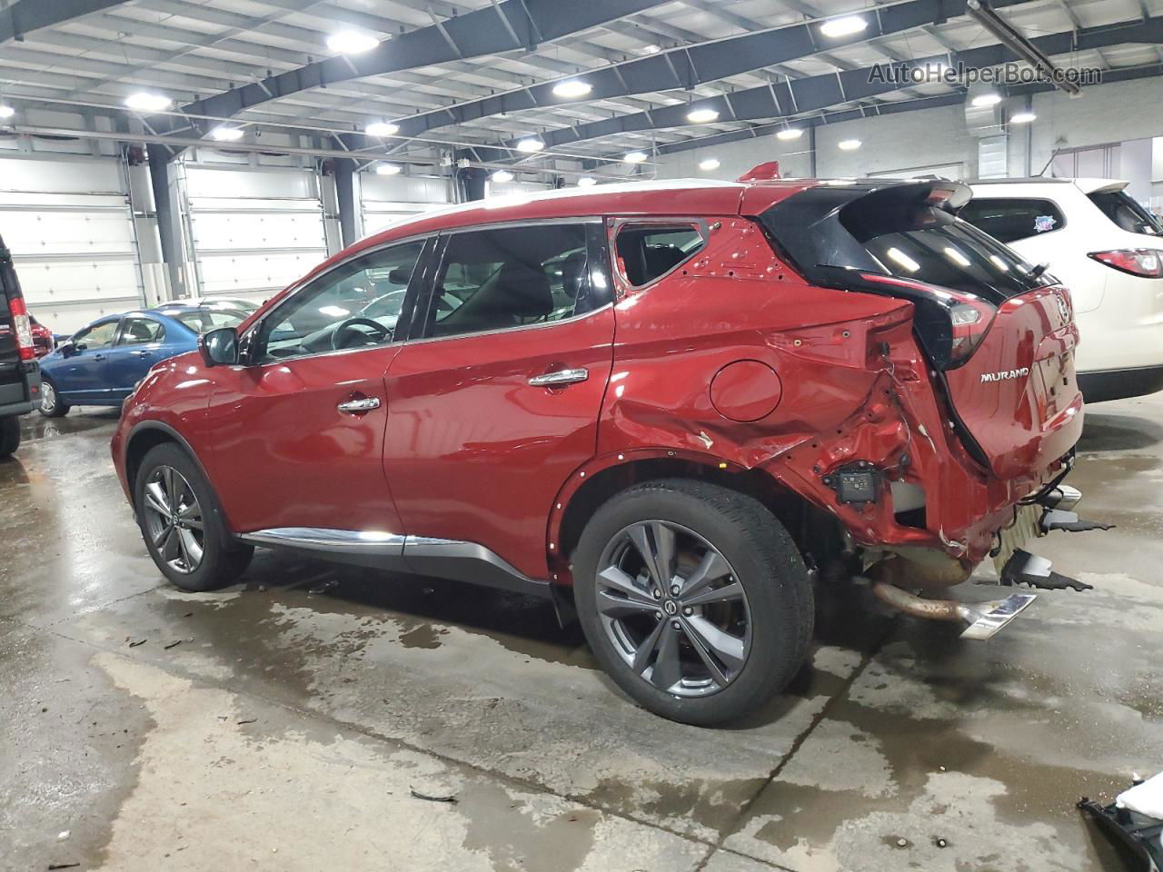 2019 Nissan Murano S Red vin: 5N1AZ2MSXKN137661