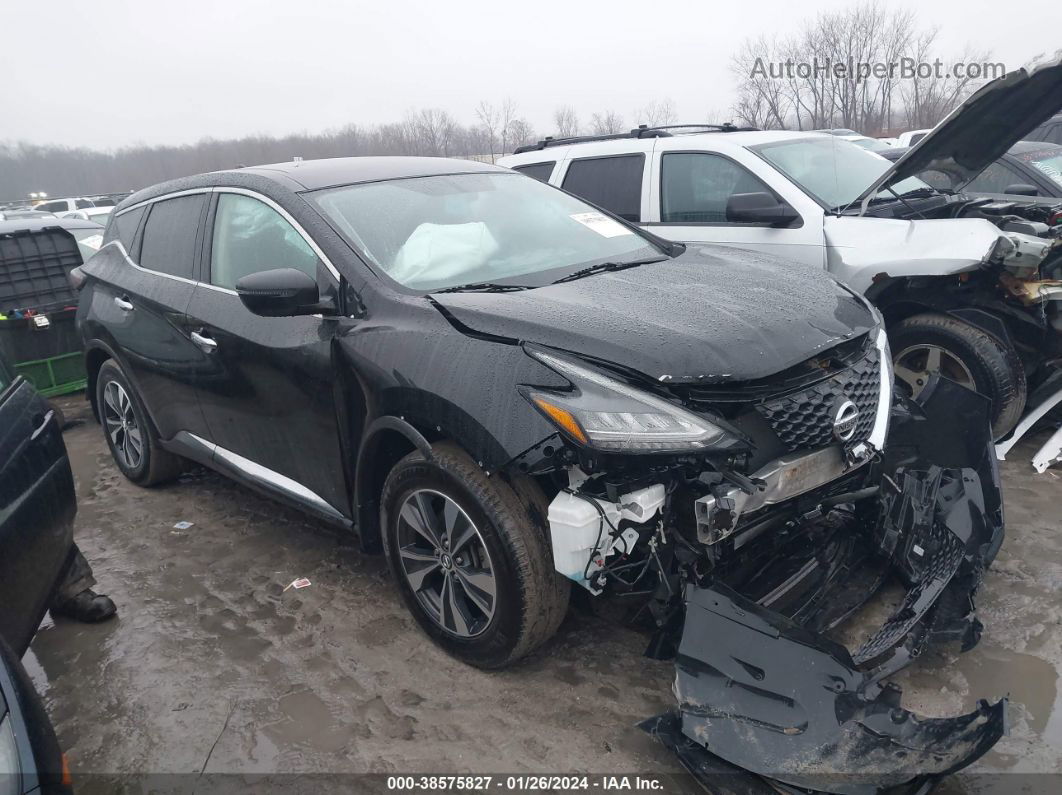 2019 Nissan Murano S Black vin: 5N1AZ2MSXKN141872