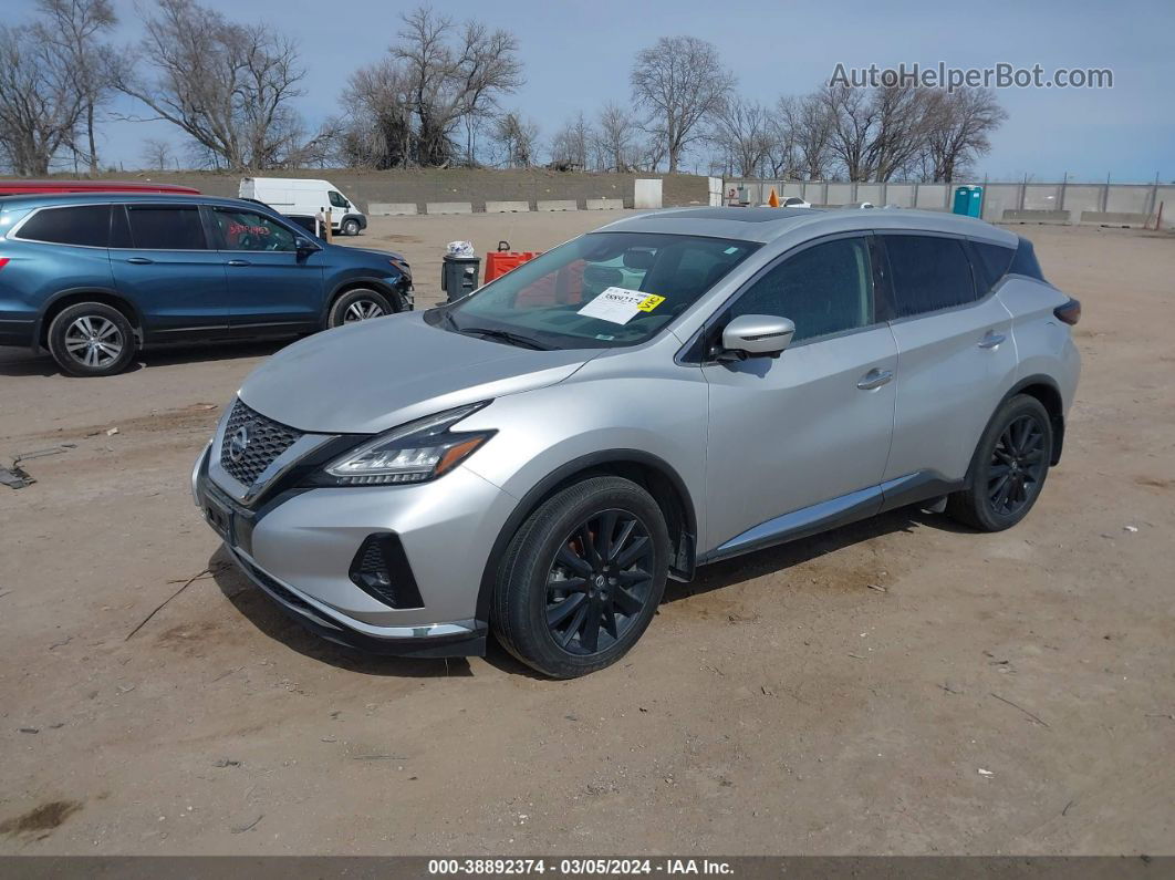 2019 Nissan Murano Platinum Серебряный vin: 5N1AZ2MSXKN143847