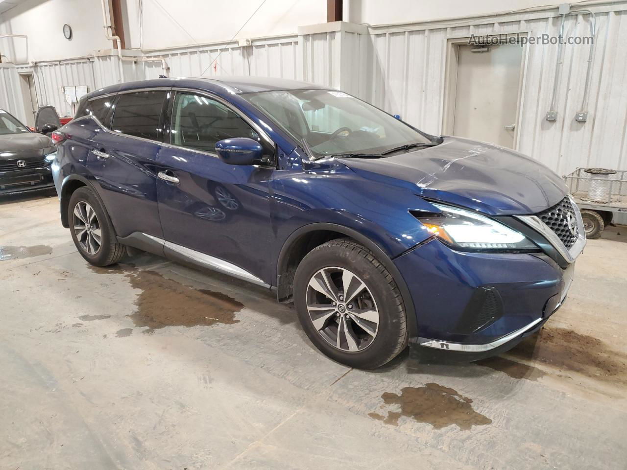 2019 Nissan Murano S Blue vin: 5N1AZ2MSXKN145274