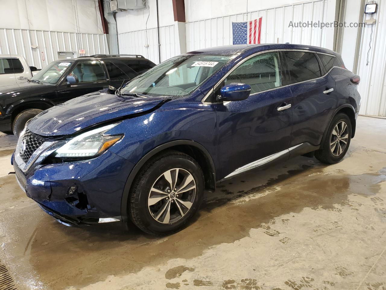 2019 Nissan Murano S Blue vin: 5N1AZ2MSXKN145274