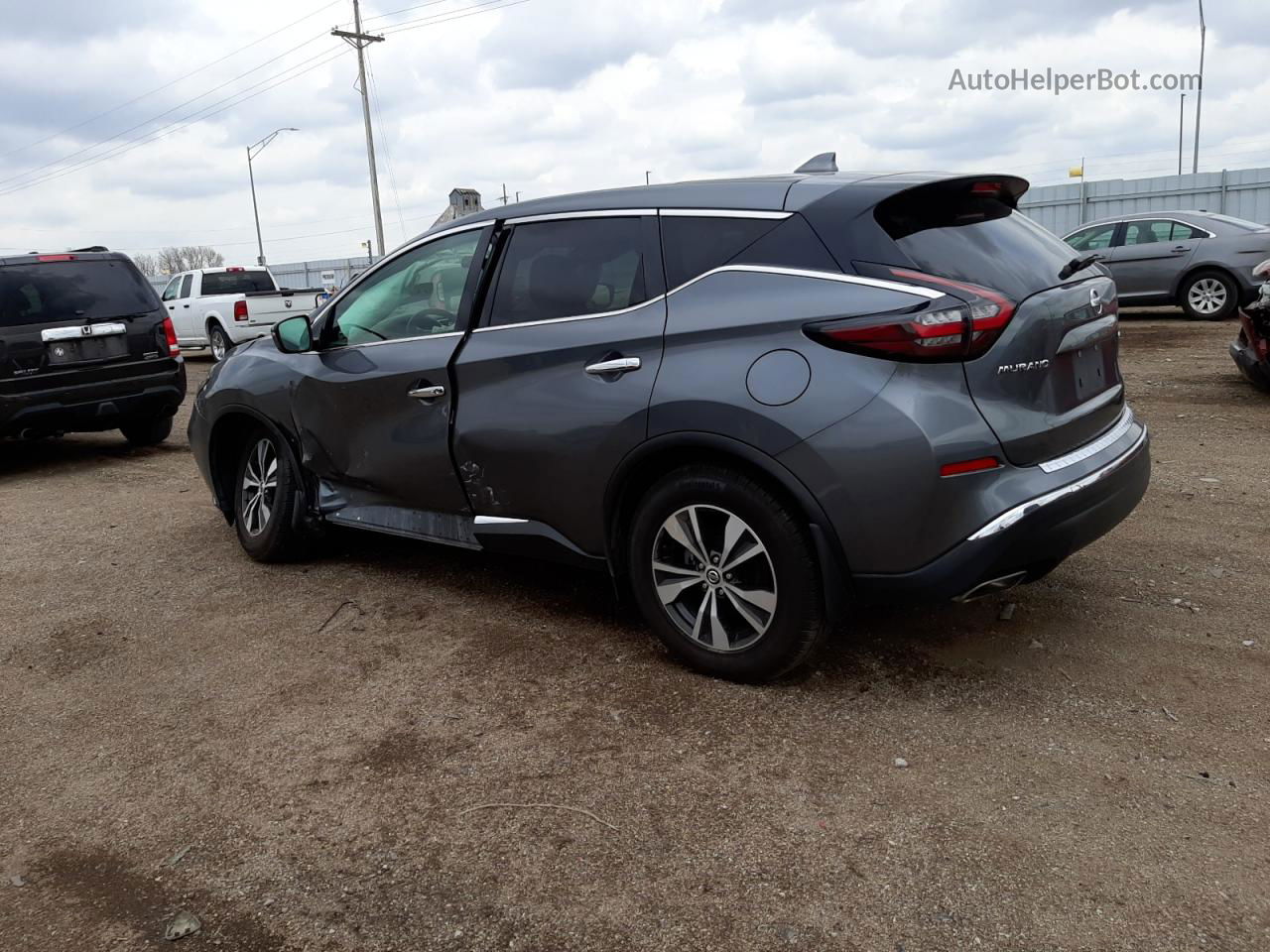 2019 Nissan Murano S Серый vin: 5N1AZ2MSXKN153004