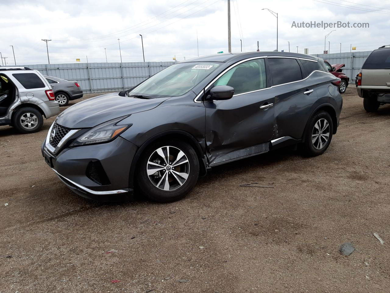 2019 Nissan Murano S Серый vin: 5N1AZ2MSXKN153004