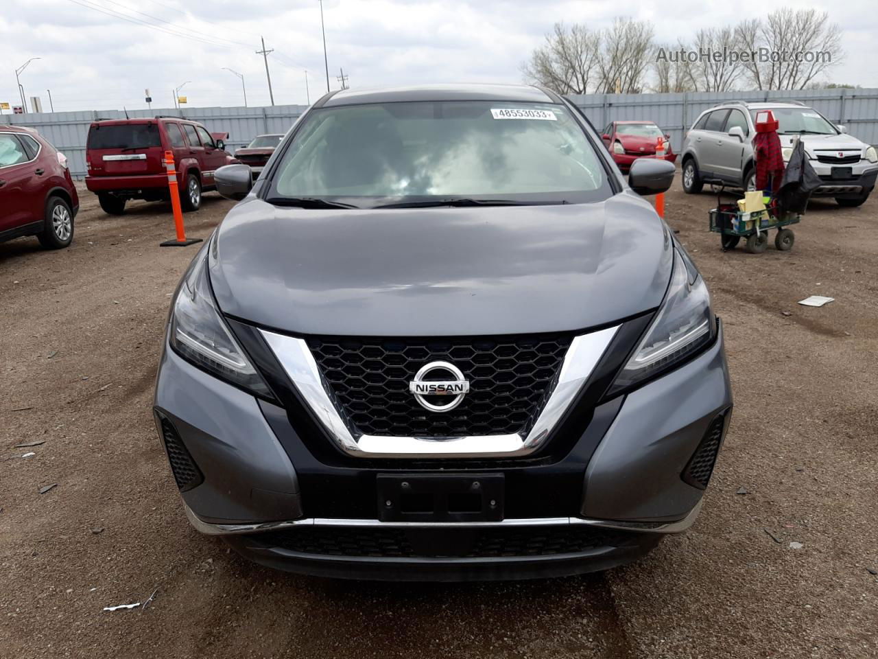 2019 Nissan Murano S Серый vin: 5N1AZ2MSXKN153004