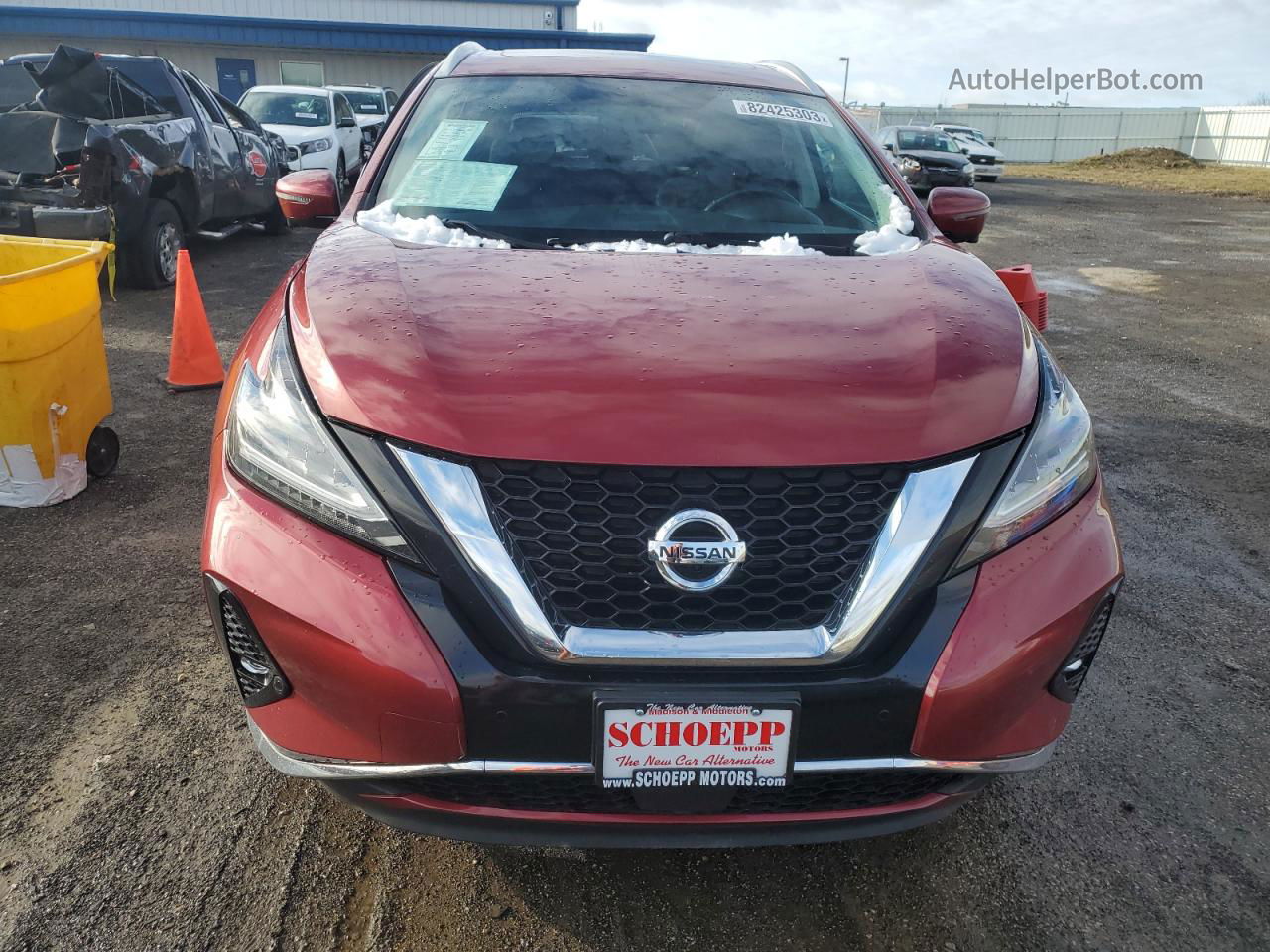 2019 Nissan Murano S Red vin: 5N1AZ2MSXKN155948