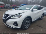 2019 Nissan Murano Sl White vin: 5N1AZ2MSXKN159174