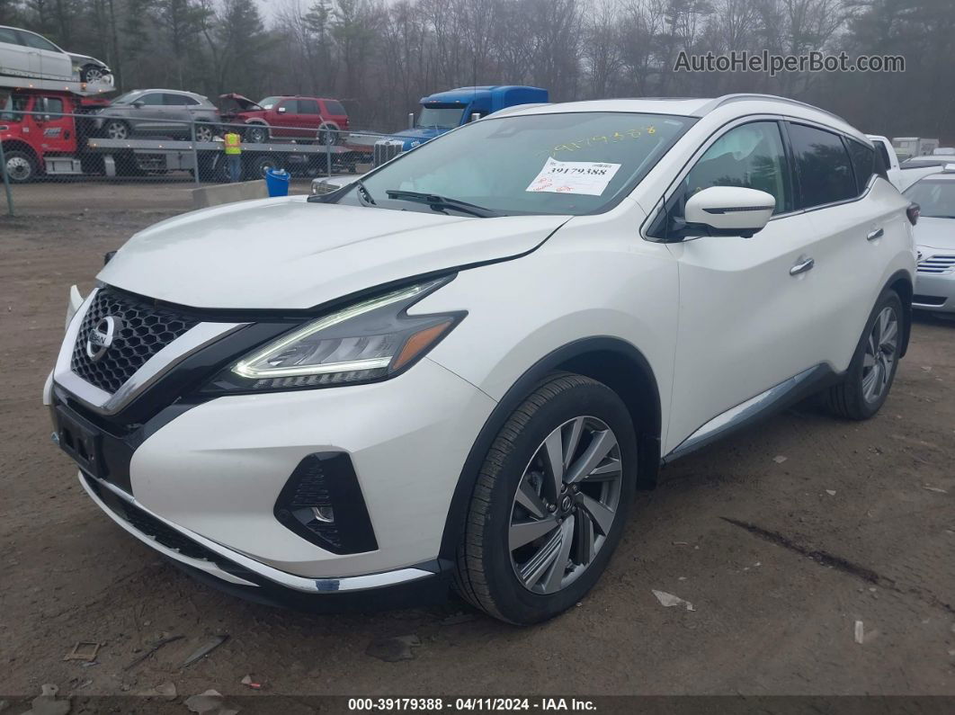 2019 Nissan Murano Sl Белый vin: 5N1AZ2MSXKN159174