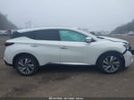 2019 Nissan Murano Sl White vin: 5N1AZ2MSXKN159174