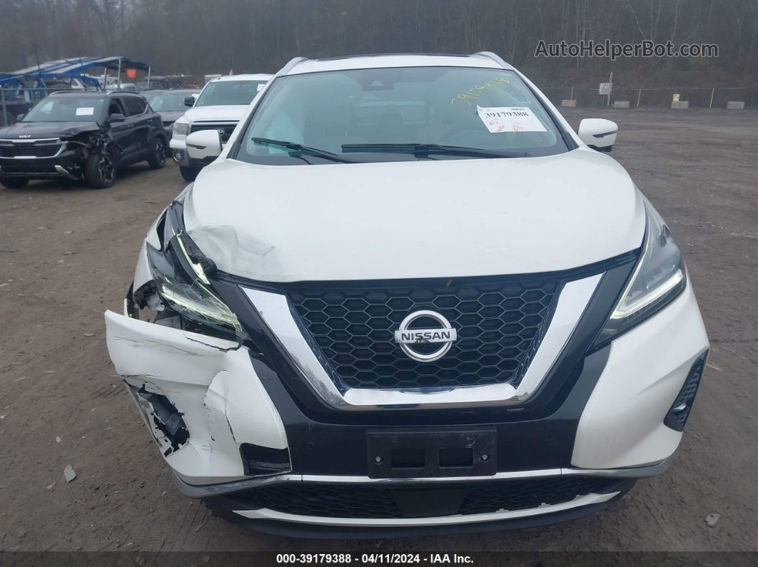 2019 Nissan Murano Sl Белый vin: 5N1AZ2MSXKN159174