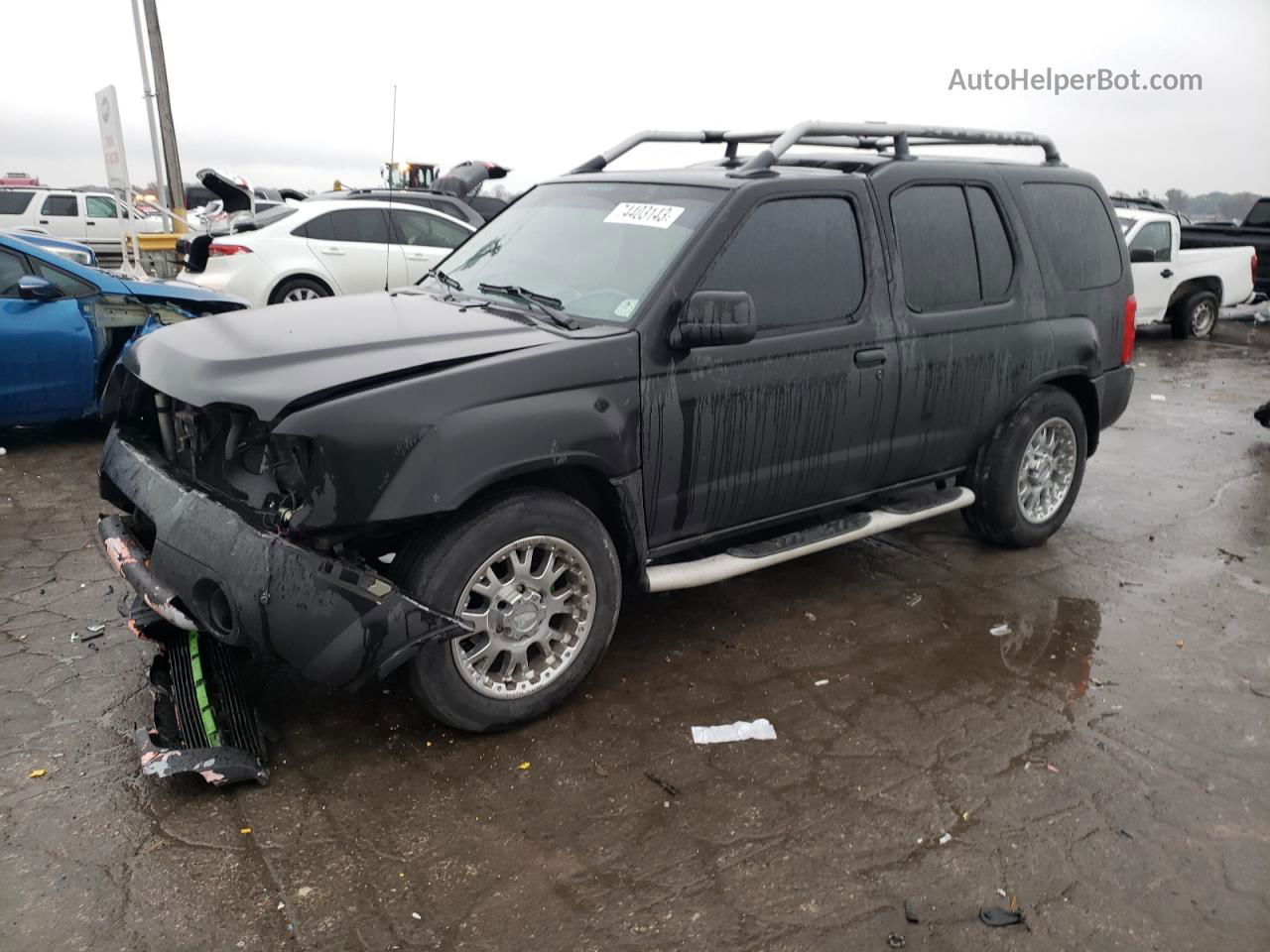 2003 Nissan Xterra Xe Black vin: 5N1DD28T13C674060