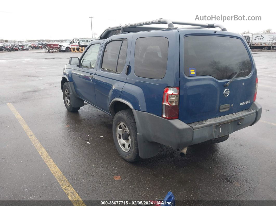 2003 Nissan Xterra Xe Синий vin: 5N1DD28T23C693541