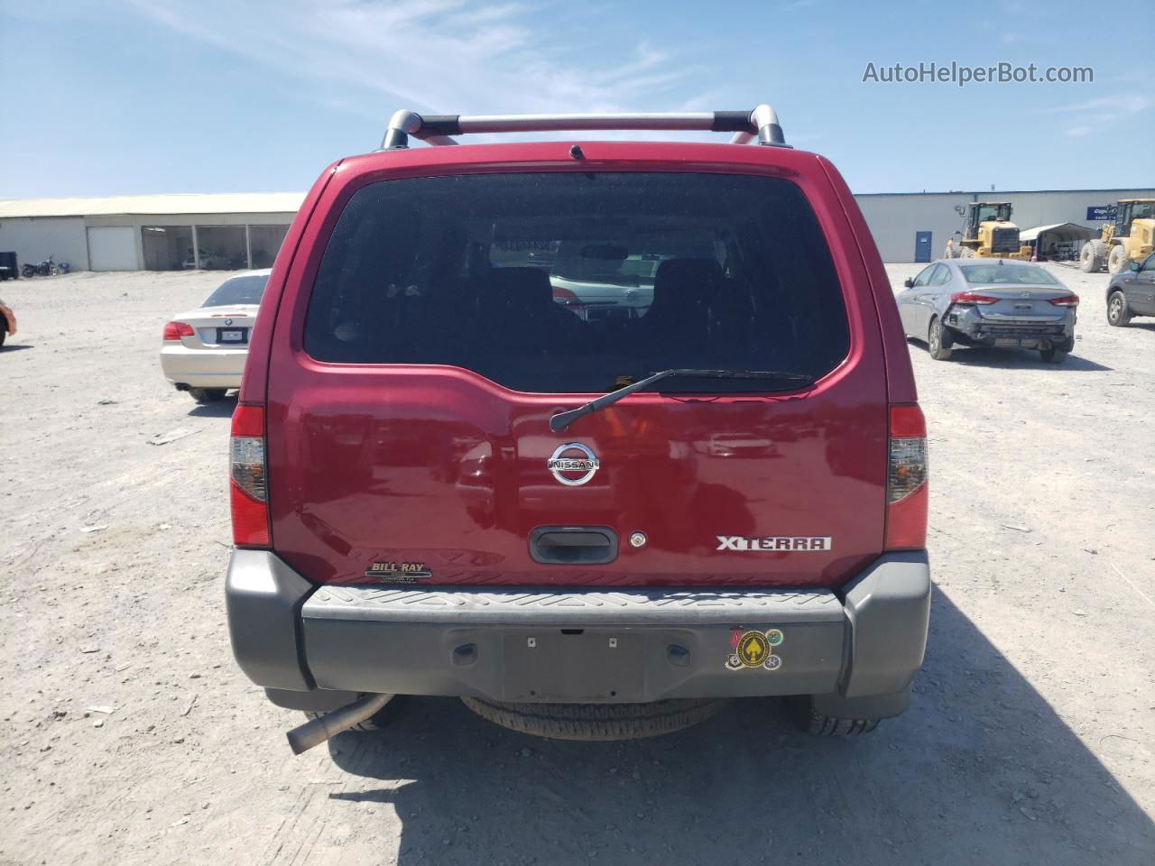 2003 Nissan Xterra Xe Красный vin: 5N1DD28T23C696973