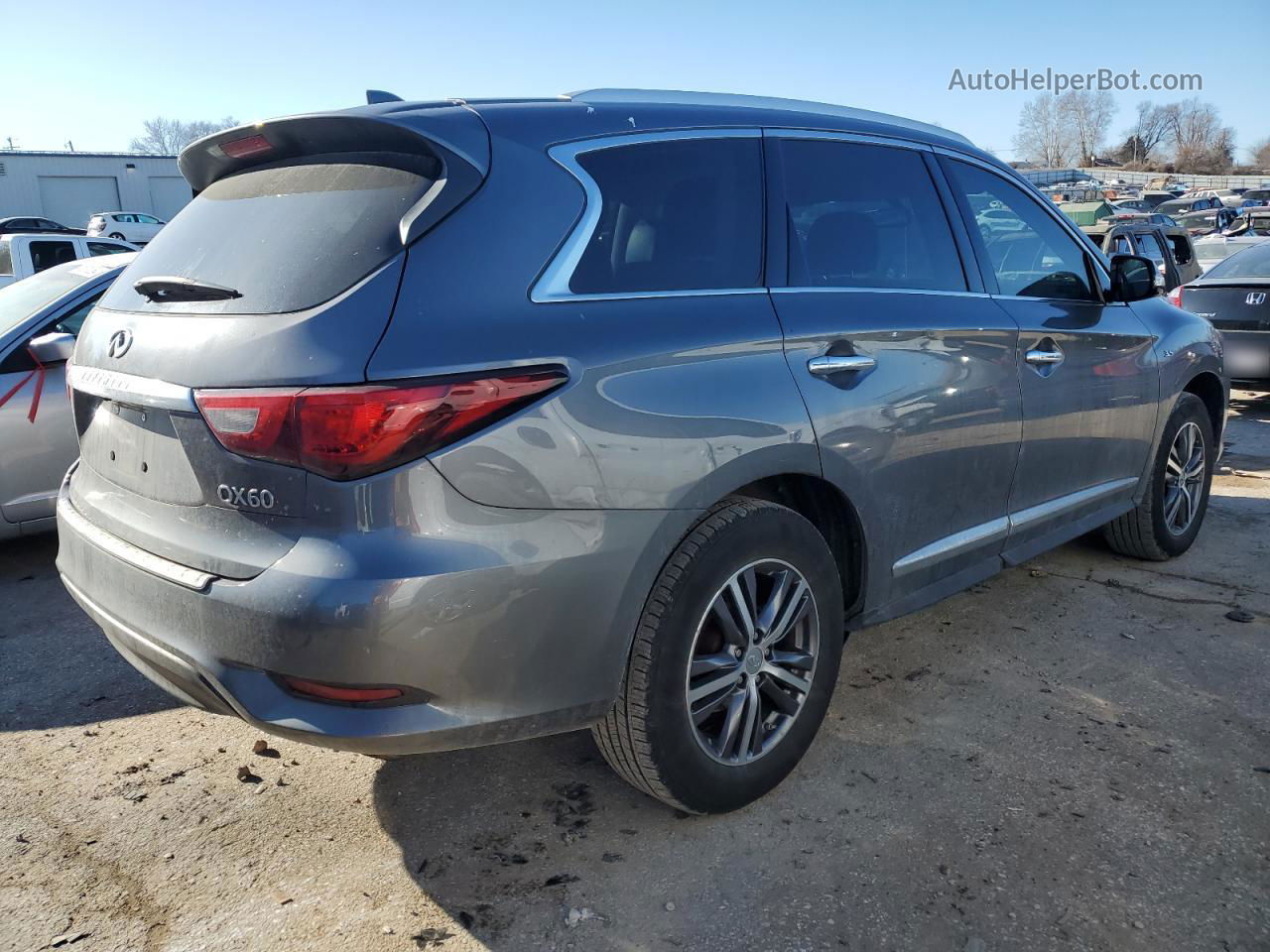 2017 Infiniti Qx60  Серый vin: 5N1DL0MM0HC501952