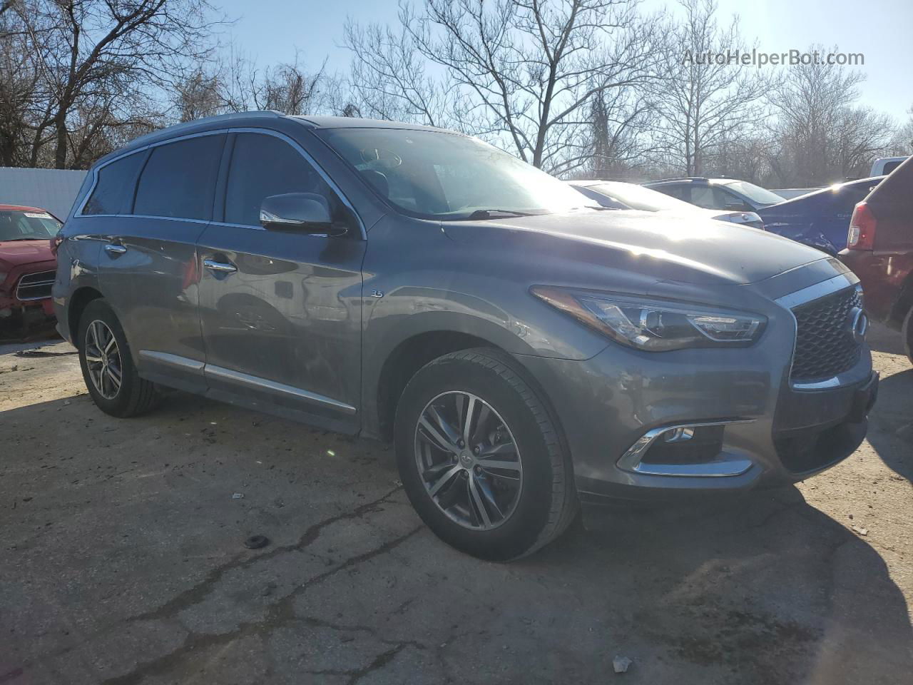 2017 Infiniti Qx60  Серый vin: 5N1DL0MM0HC501952