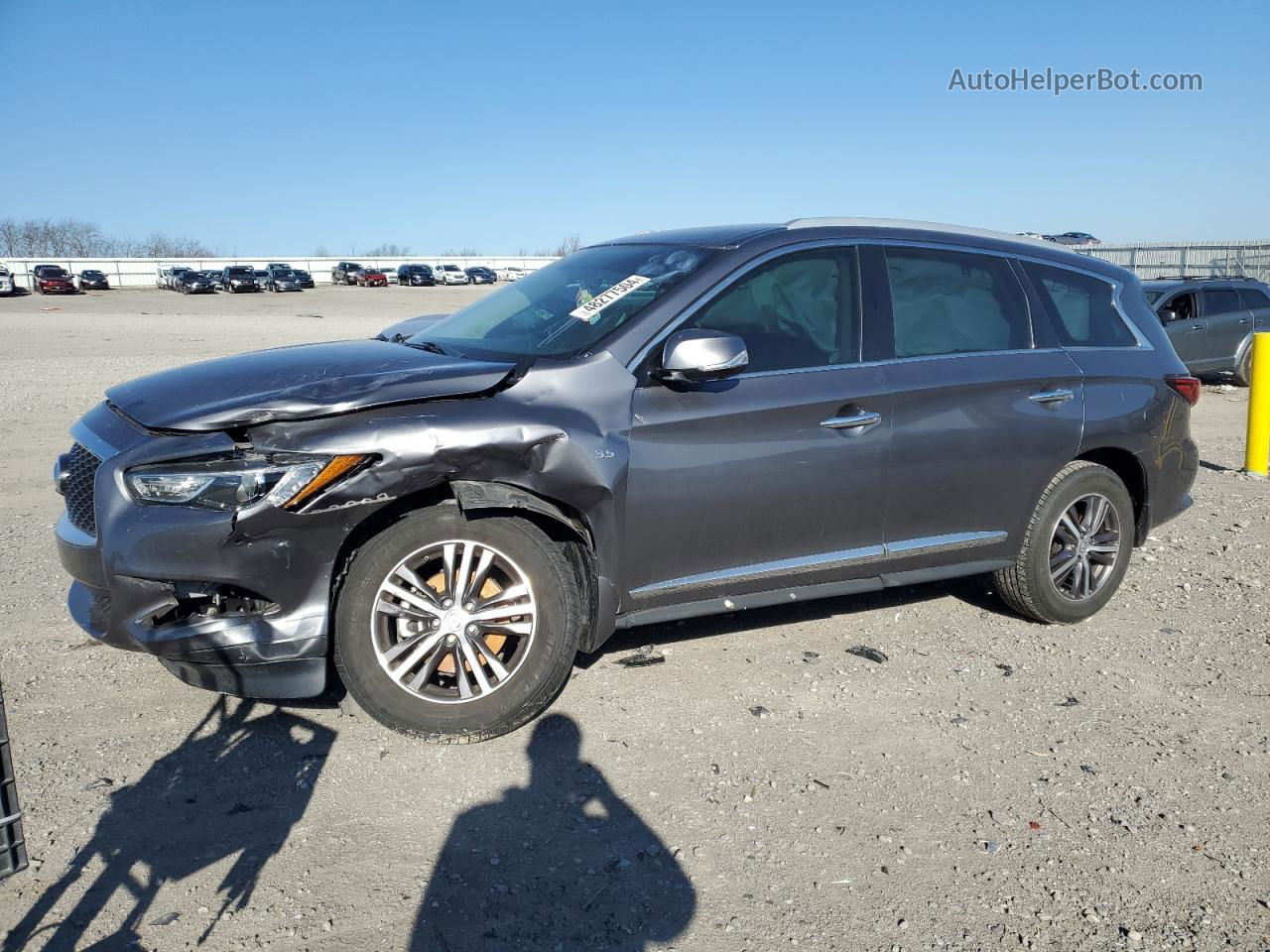 2017 Infiniti Qx60  Charcoal vin: 5N1DL0MM0HC502552