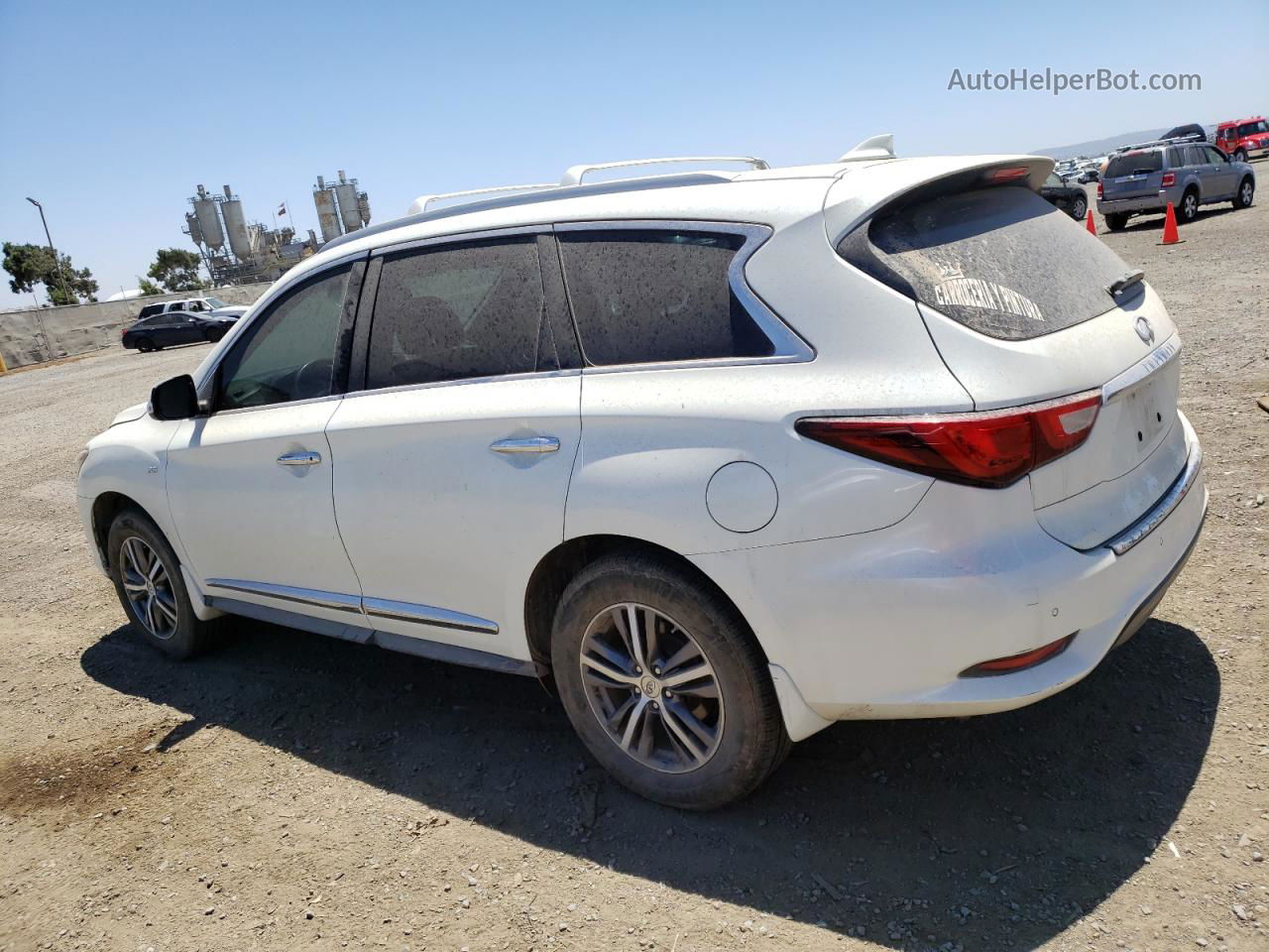 2017 Infiniti Qx60  White vin: 5N1DL0MM0HC503037