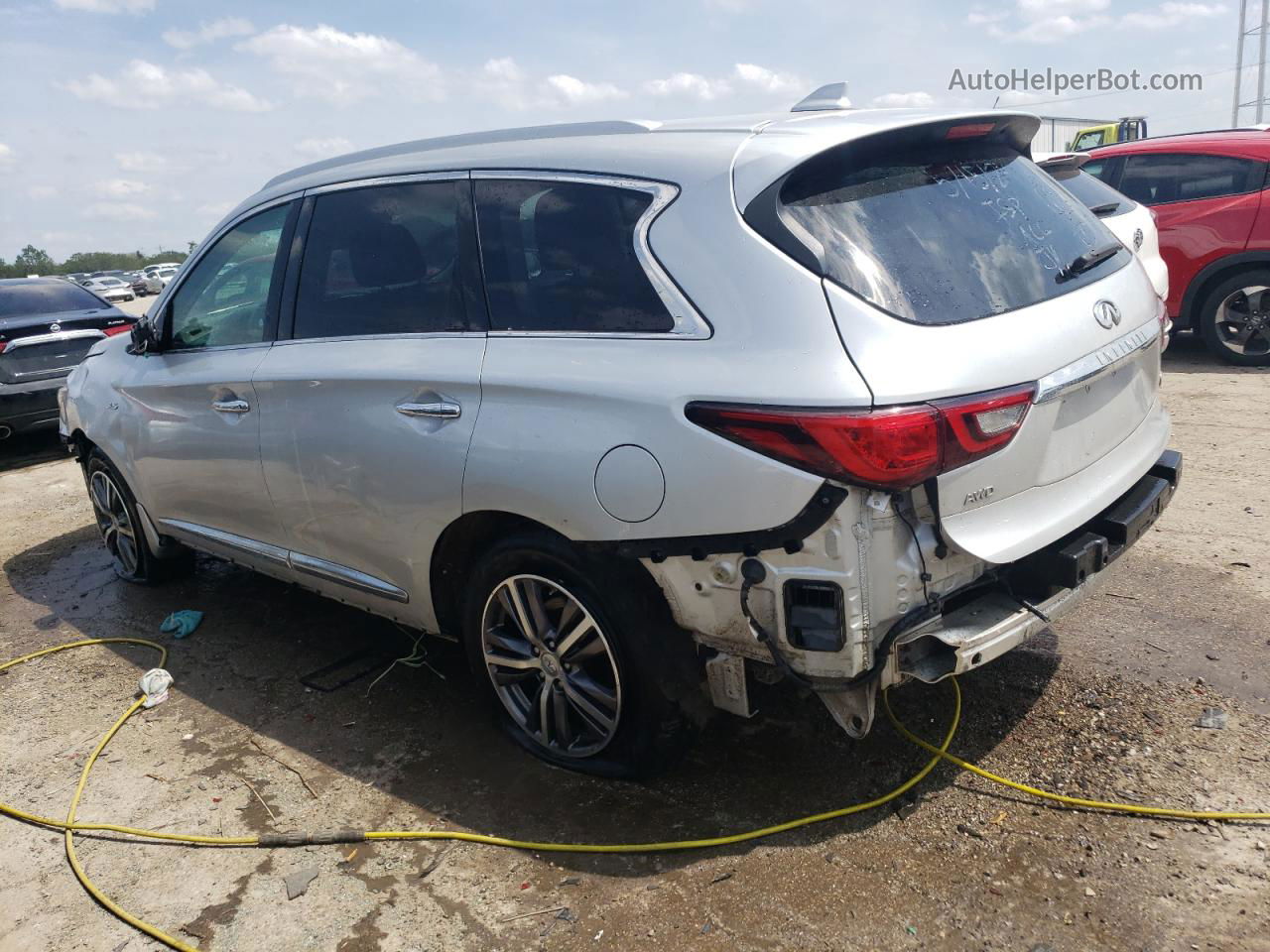 2017 Infiniti Qx60  Серебряный vin: 5N1DL0MM0HC505614