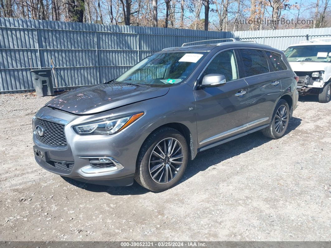 2017 Infiniti Qx60   Gray vin: 5N1DL0MM0HC507945