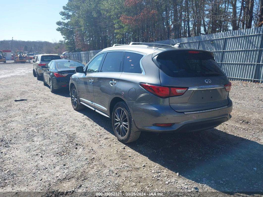 2017 Infiniti Qx60   Gray vin: 5N1DL0MM0HC507945