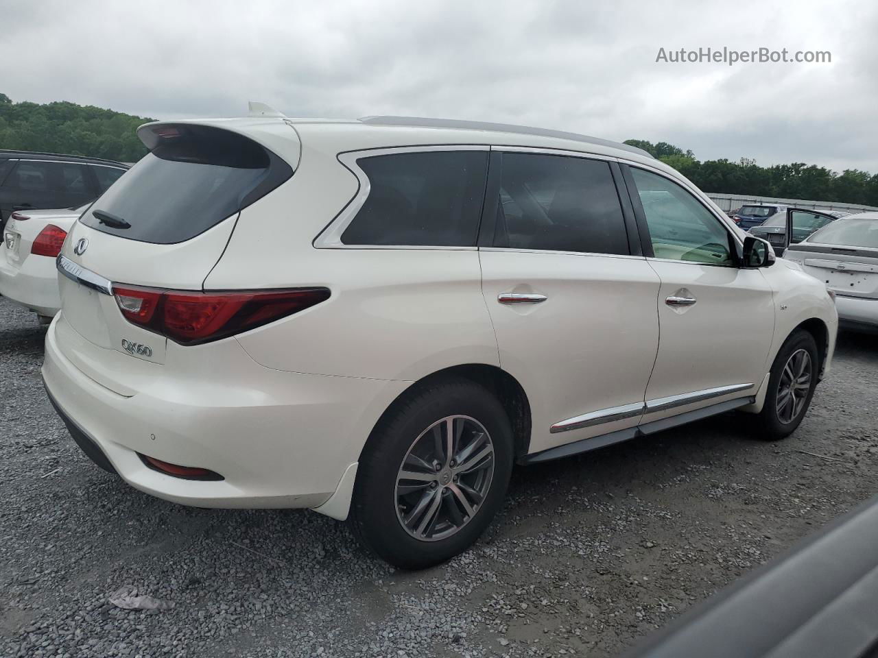 2017 Infiniti Qx60  White vin: 5N1DL0MM0HC512725