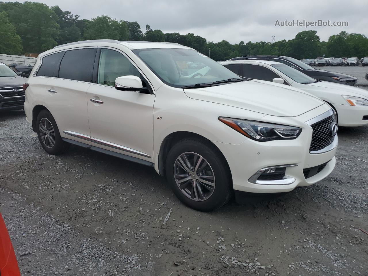 2017 Infiniti Qx60  White vin: 5N1DL0MM0HC512725