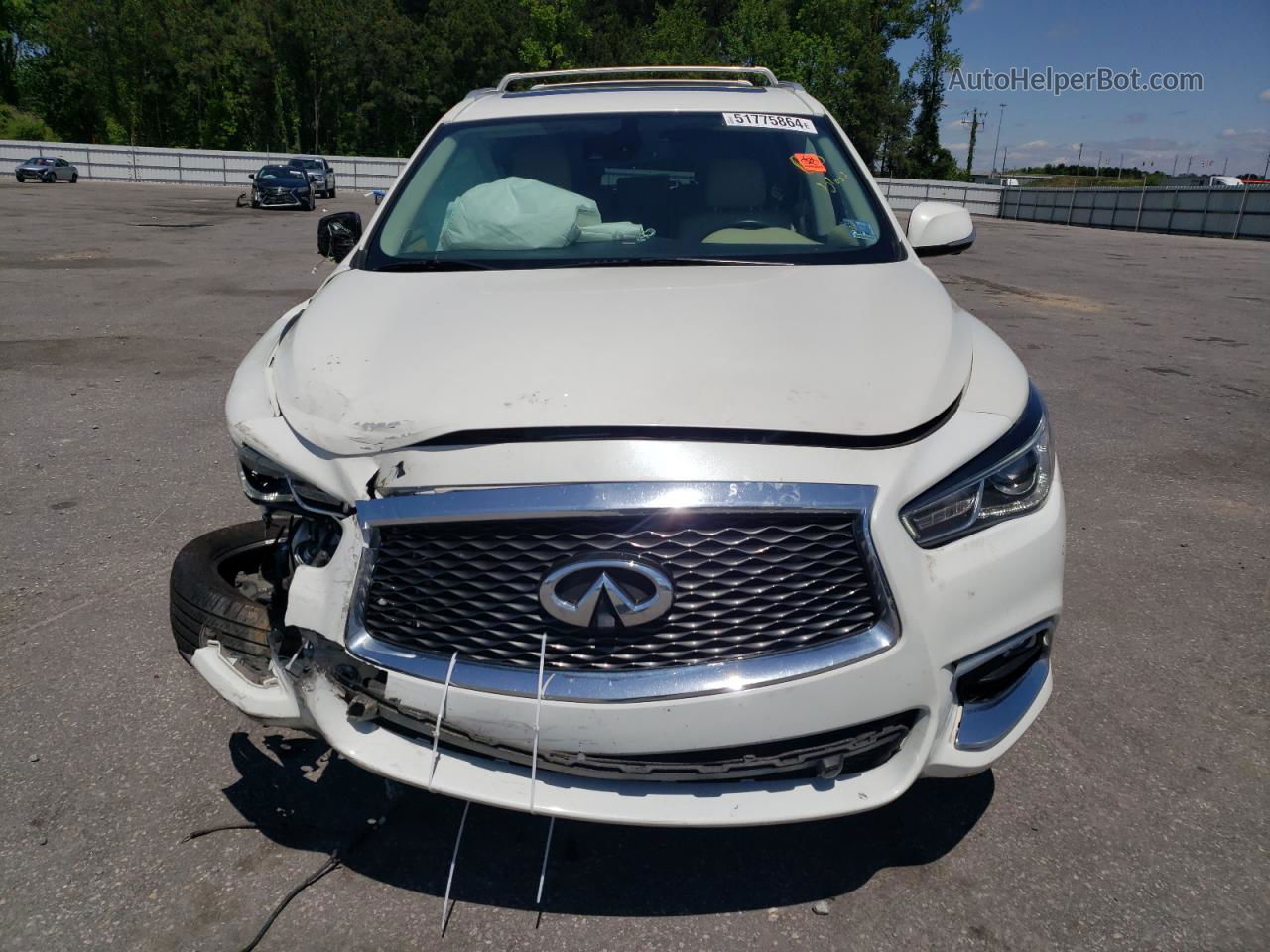 2017 Infiniti Qx60  White vin: 5N1DL0MM0HC515608