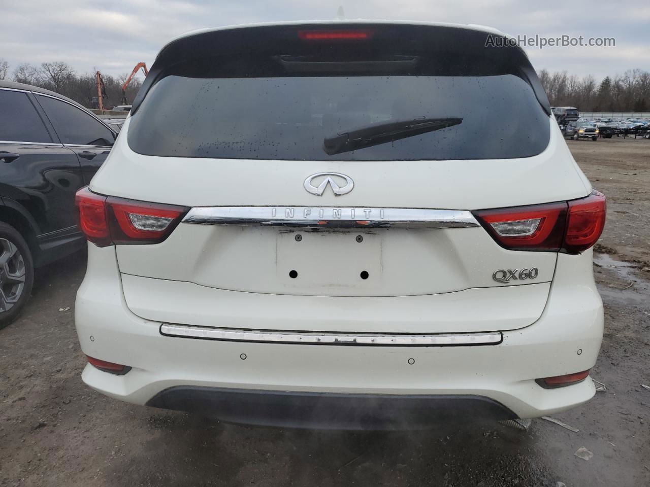 2017 Infiniti Qx60  Cream vin: 5N1DL0MM0HC543554