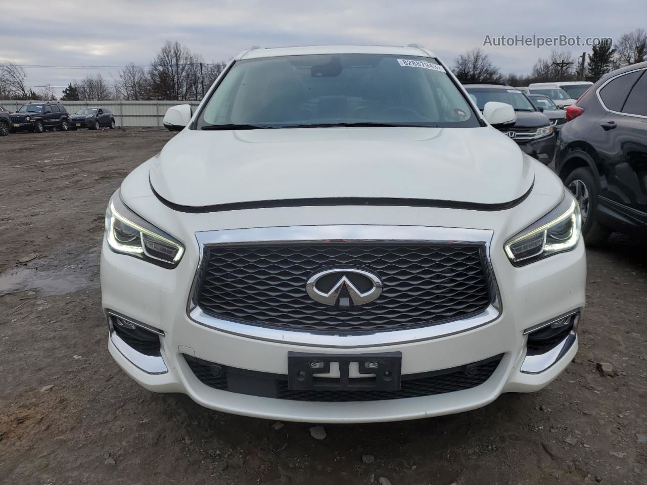 2017 Infiniti Qx60  Cream vin: 5N1DL0MM0HC543554