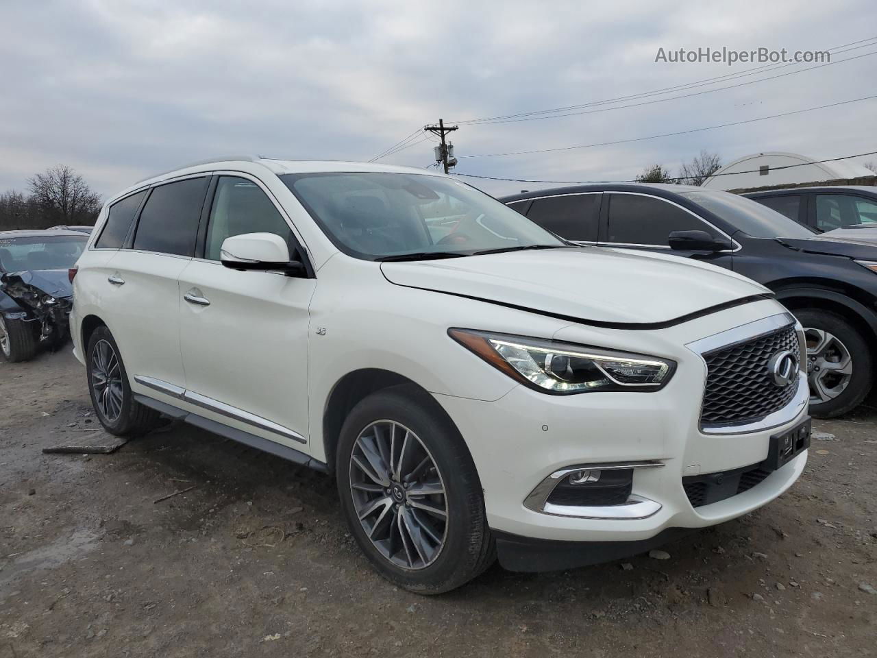 2017 Infiniti Qx60  Cream vin: 5N1DL0MM0HC543554